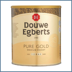 DE Pure Gold Instant Coffee Tin (750g)