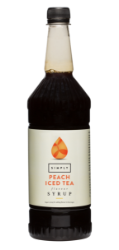 PEACH ICE TEA SYRUP 1LTR PLASTIC