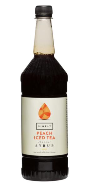 PEACH ICE TEA SYRUP 1LTR PLASTIC