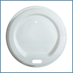 8OZ COMPOSTABLE COFFEE LID (1000)