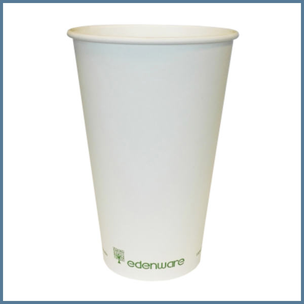 12OZ SINGLE WALL PLA LINED/ COMPOSTABLE CUP (1000)