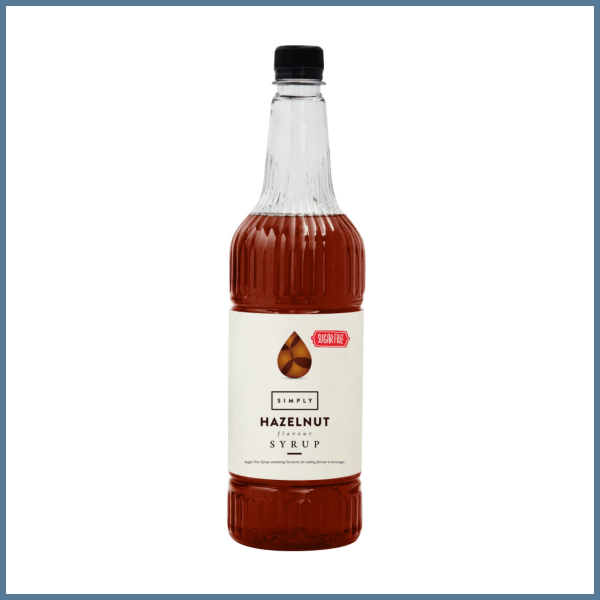 SUGAR FREE HAZELNUT SYRUP 1LTR PLASTIC