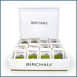 Birchall White Tea Bag Box (12 Compartments)