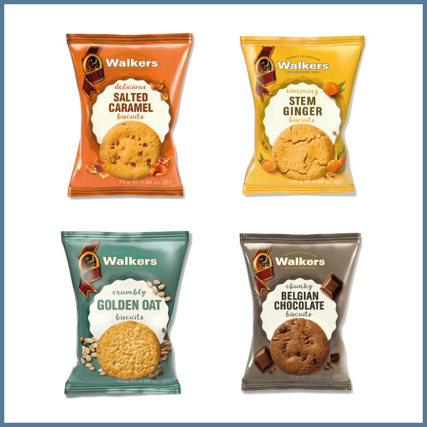 WALKERS TWINPACK ASSORTMENT BISCUITS (4 x 25)